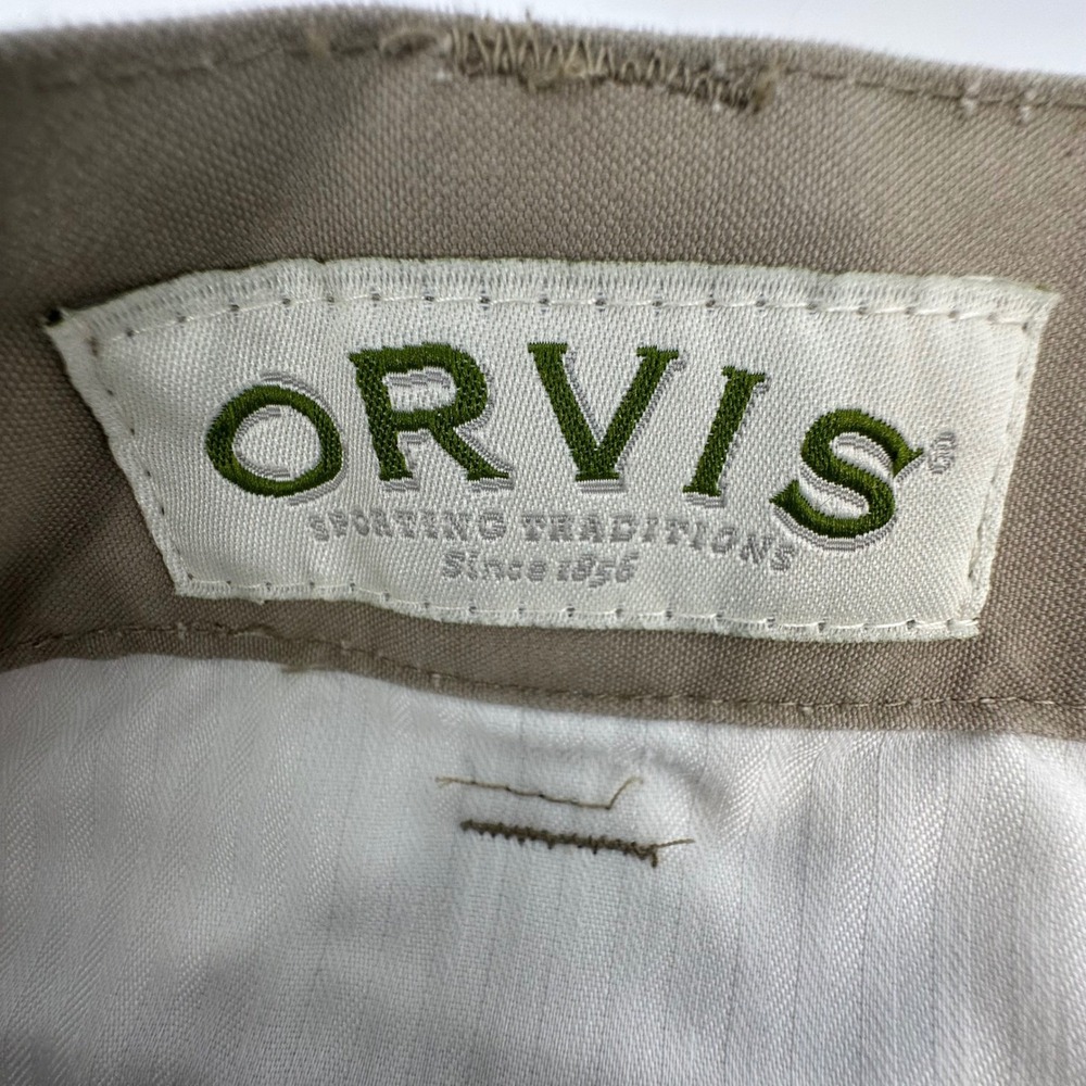 Orvis Mens Briar Pants Khaki Reinforced Cotton Canvas Hunting 38 Outdoors - Picture 4 of 16